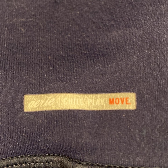 Aerie Move Leggings - Small Blue Floral Embroidery Great Condition - Picture 4 of 6